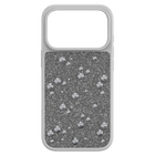 swarovski high smartphone case  flat back crystals  iphone  17 pro  silver tone