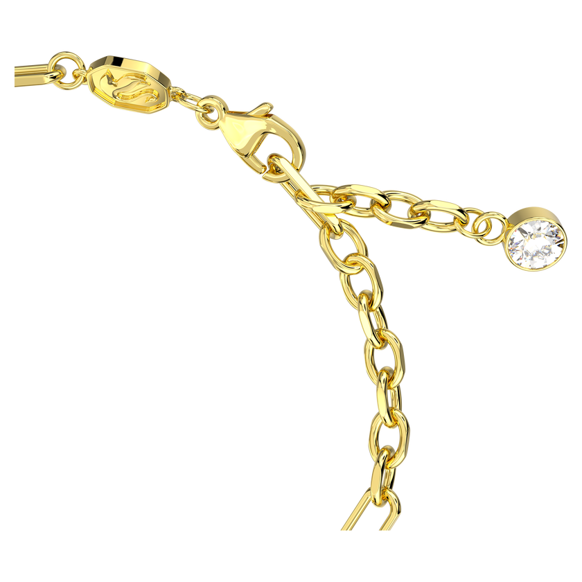 swarovski zodiac bracelet  cancer  gold tone  gold tone plated