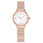 swarovski imber watch  swiss made  metal bracelet  rose gold tone  rose gold tone finish