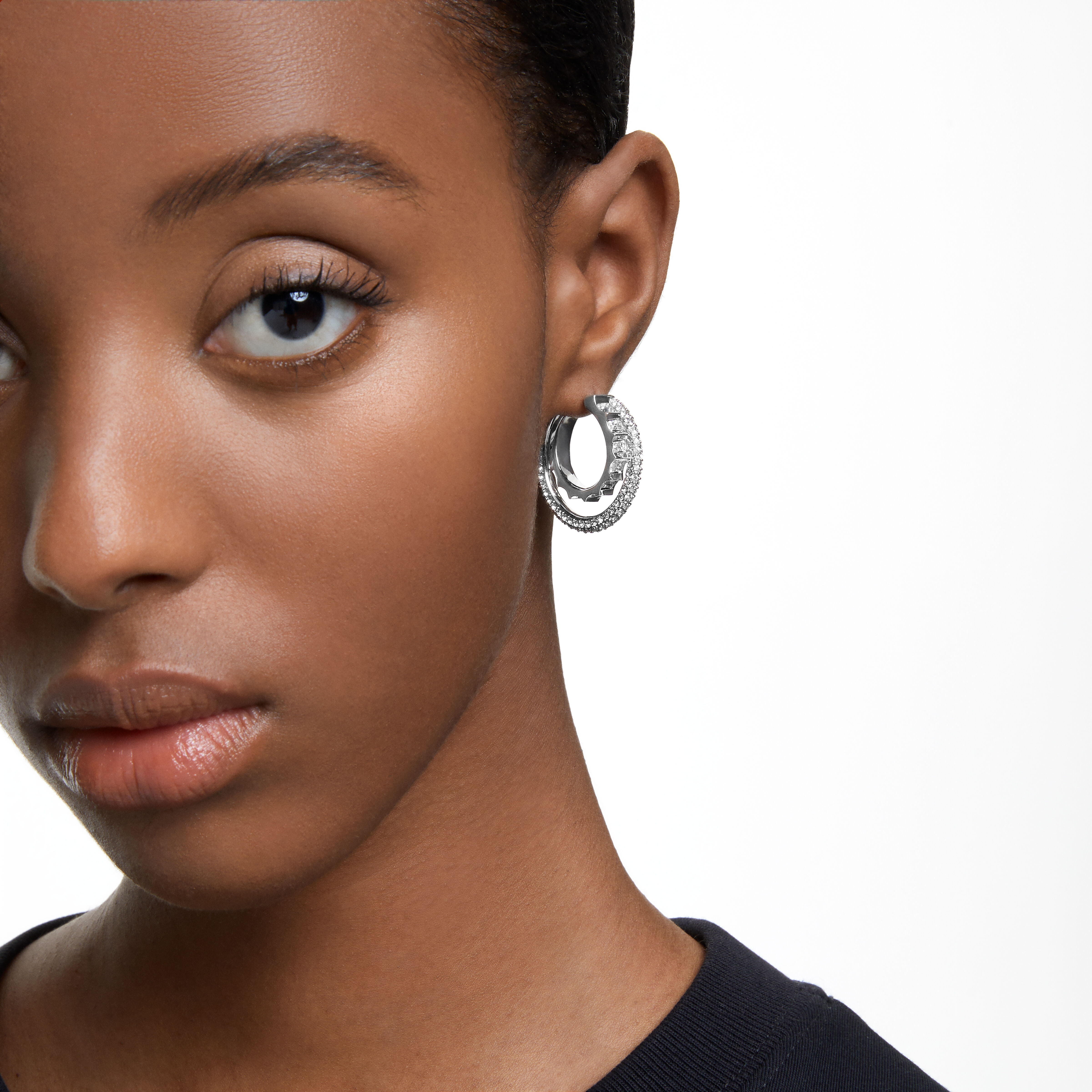 Rhodium earrings hotsell