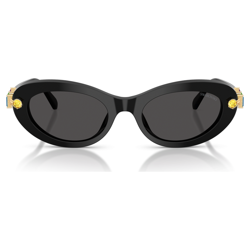 swarovski sunglasses  pillow shape  black