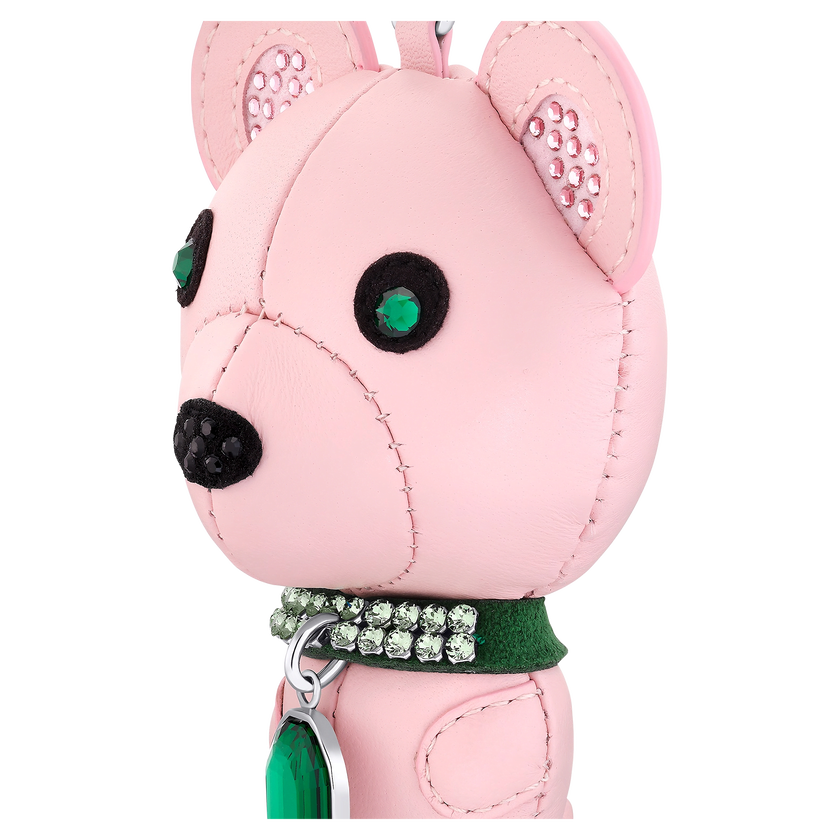 swarovski icons key ring  bear  multicolored  stainless steel