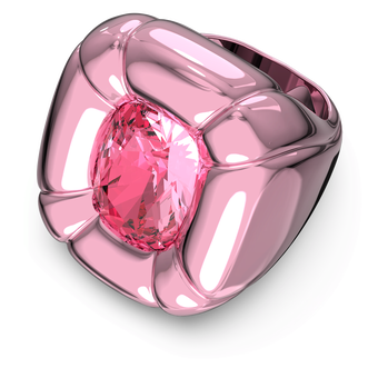 swarovski dulcis cocktail ring  pink