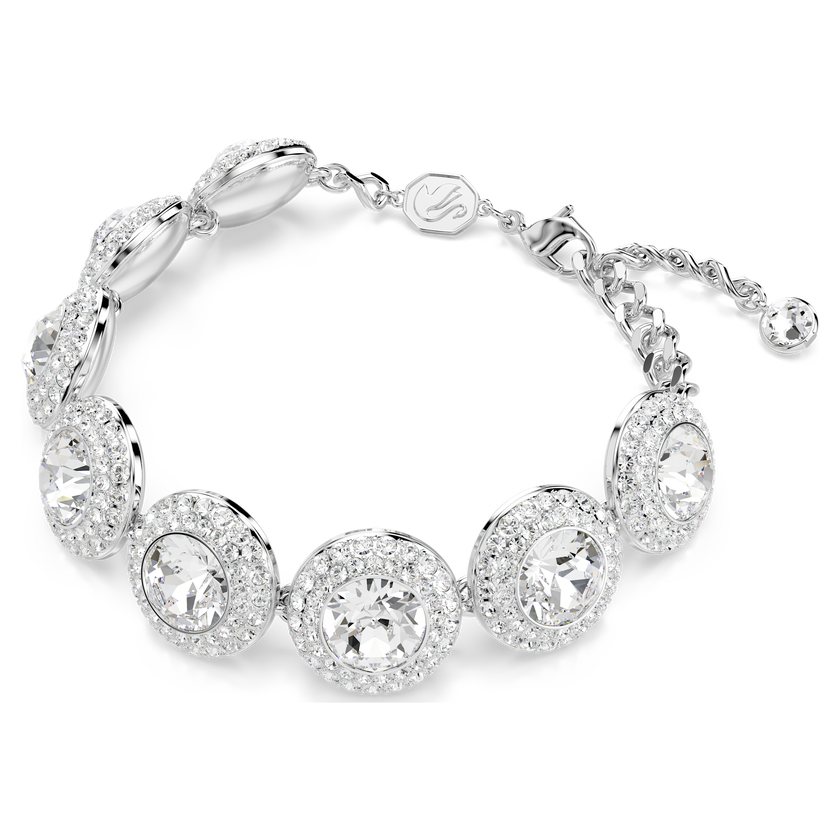 swarovski una angelic bracelet  white  rhodium plated