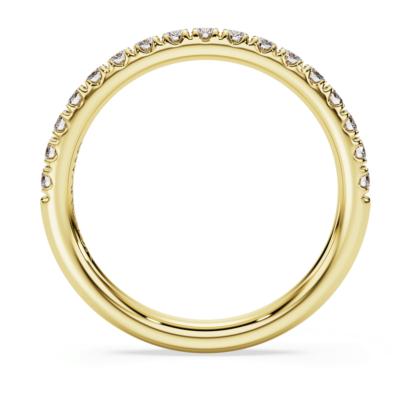 swarovski eternity band ring  laboratory grown diamonds 0 4 ct tw  18k yellow gold