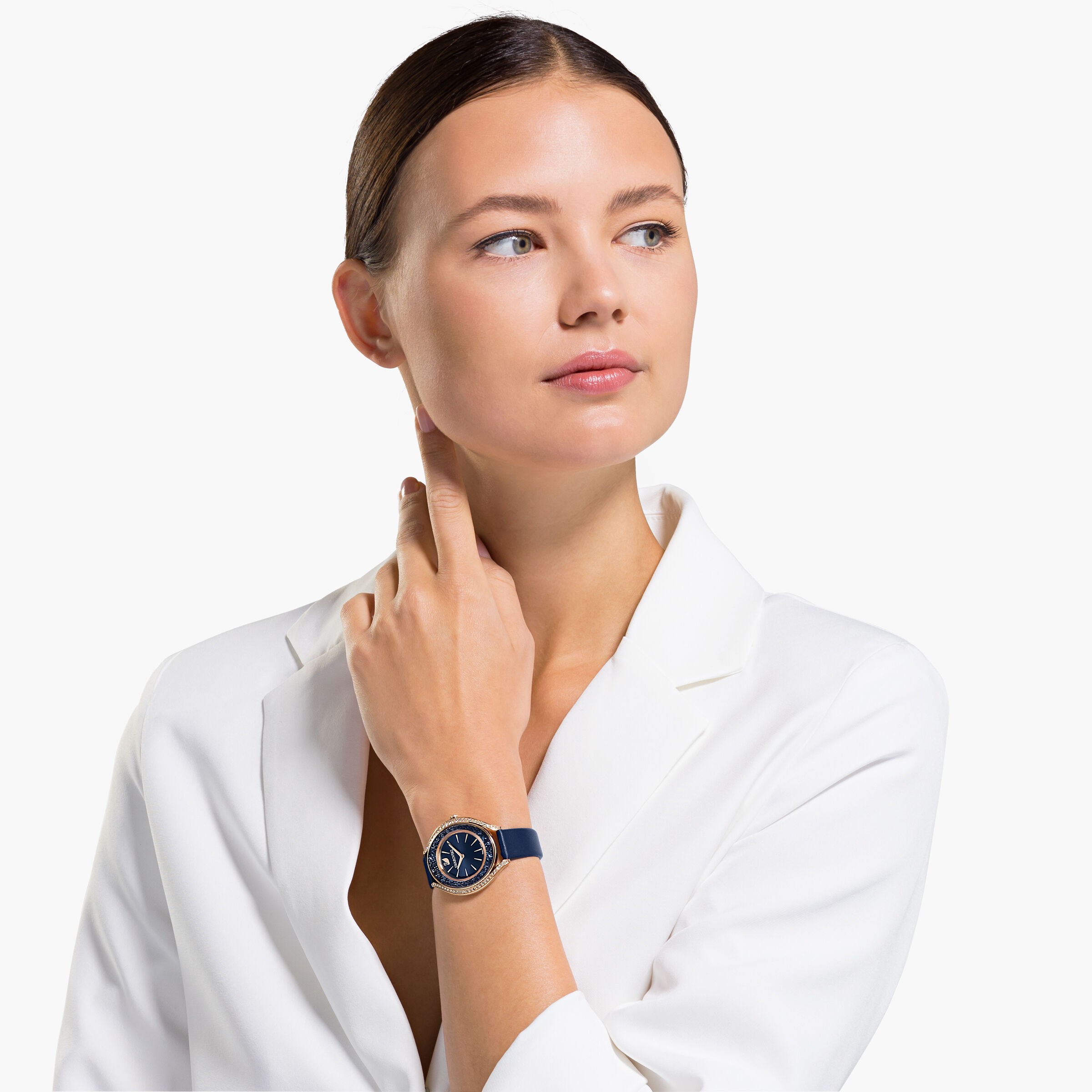 Swarovski watch leather strap online