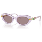 swarovski sunglasses  pillow shape  pink