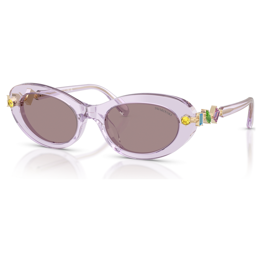 swarovski sunglasses  pillow shape  pink