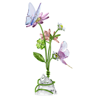 swarovski idyllia butterfly and flowers