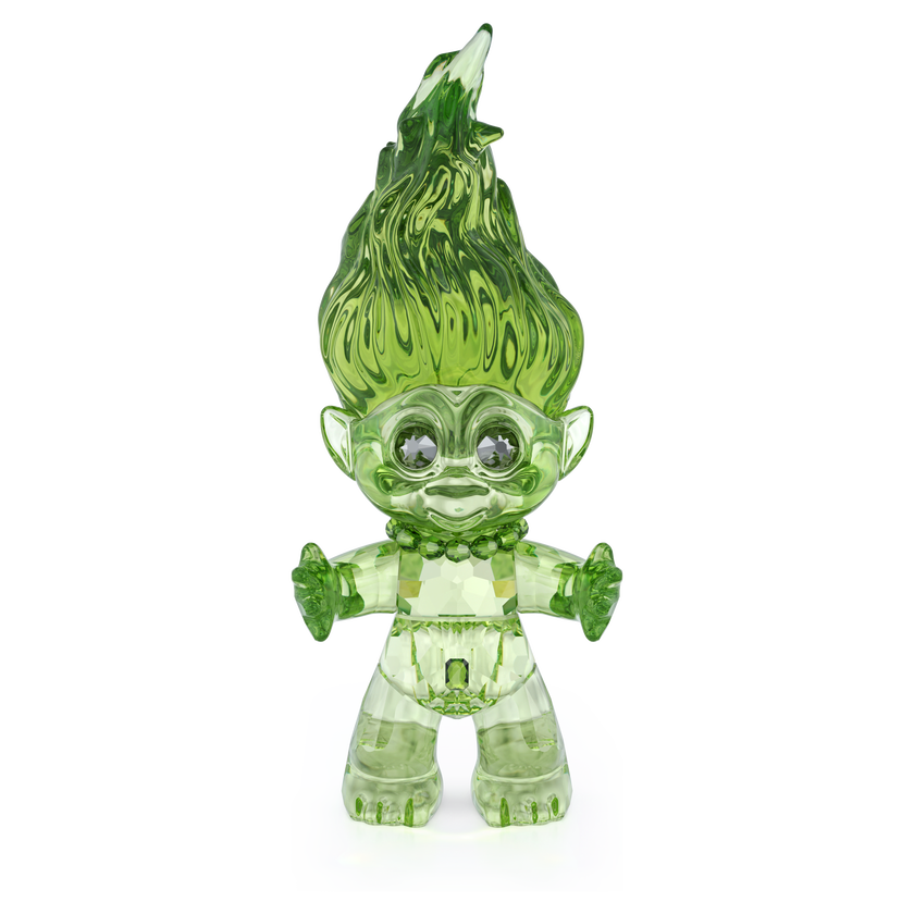 swarovski good luck trolls troll  green
