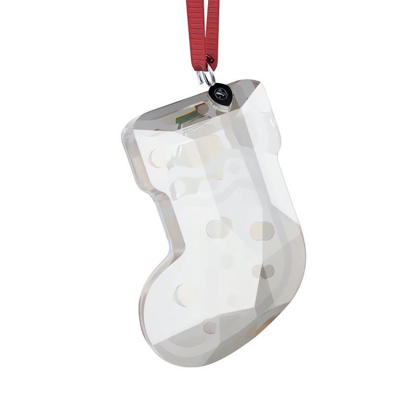 swarovski holiday cheers gingerbread stocking ornament