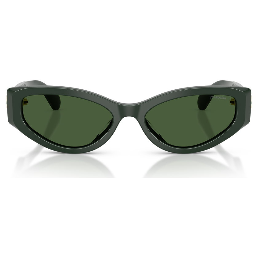 swarovski sunglasses  cat eye shape  sk6045  green