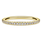 swarovski eternity band ring  laboratory grown diamonds 0 2 ct tw  18k yellow gold