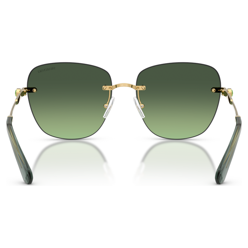 swarovski sunglasses  square shape  sk7043  green