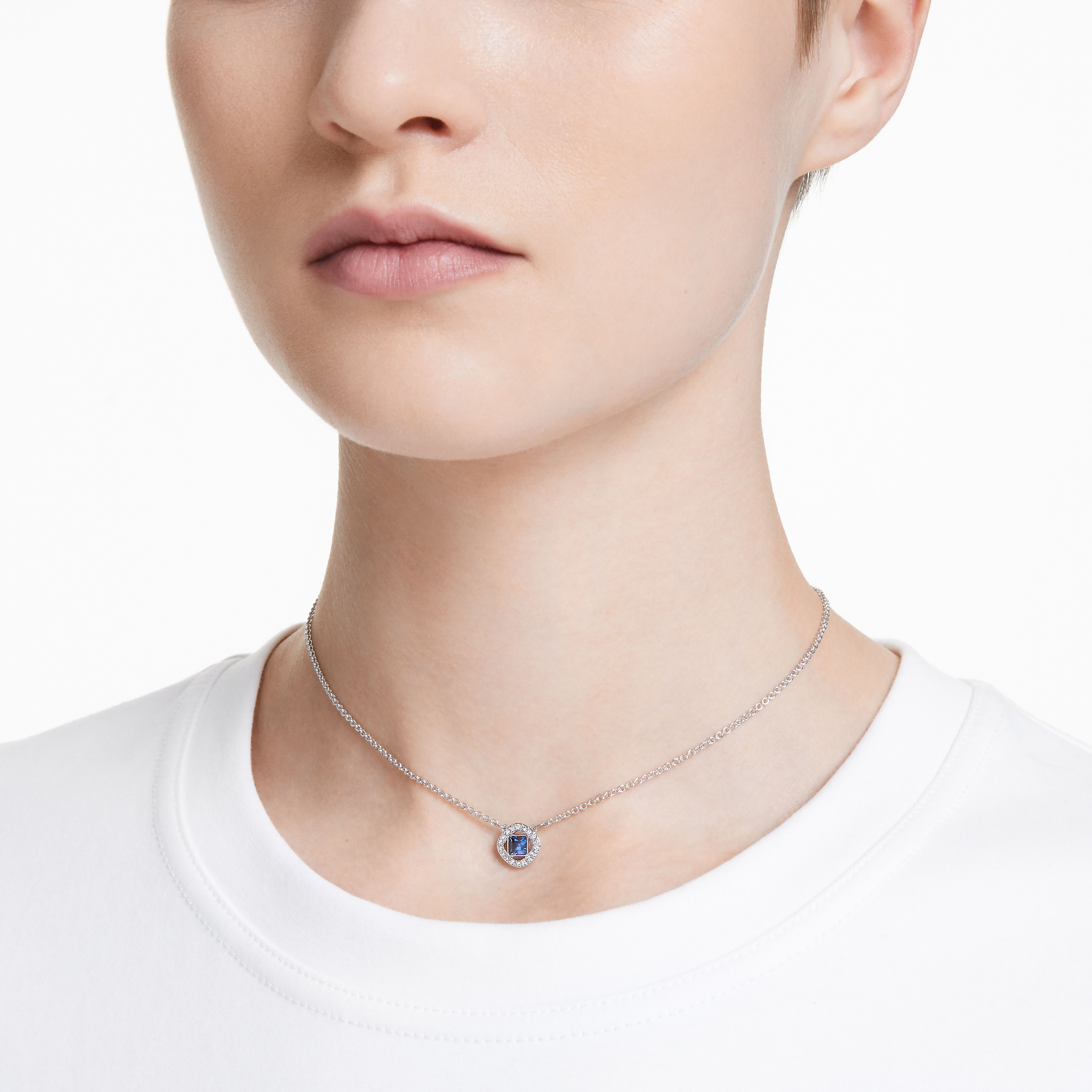 Swarovski necklace online blue sapphire