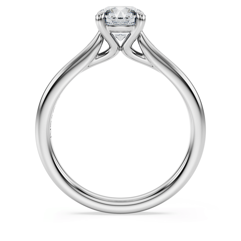 swarovski eternity solitaire ring  laboratory grown diamonds 1 ct tw  round cut  18k white gold