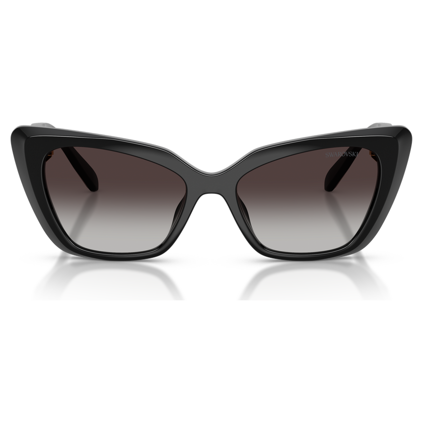 swarovski sunglasses  cat eye shape  sk6047  black