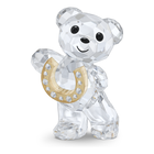 swarovski kris bear lucky horseshoe