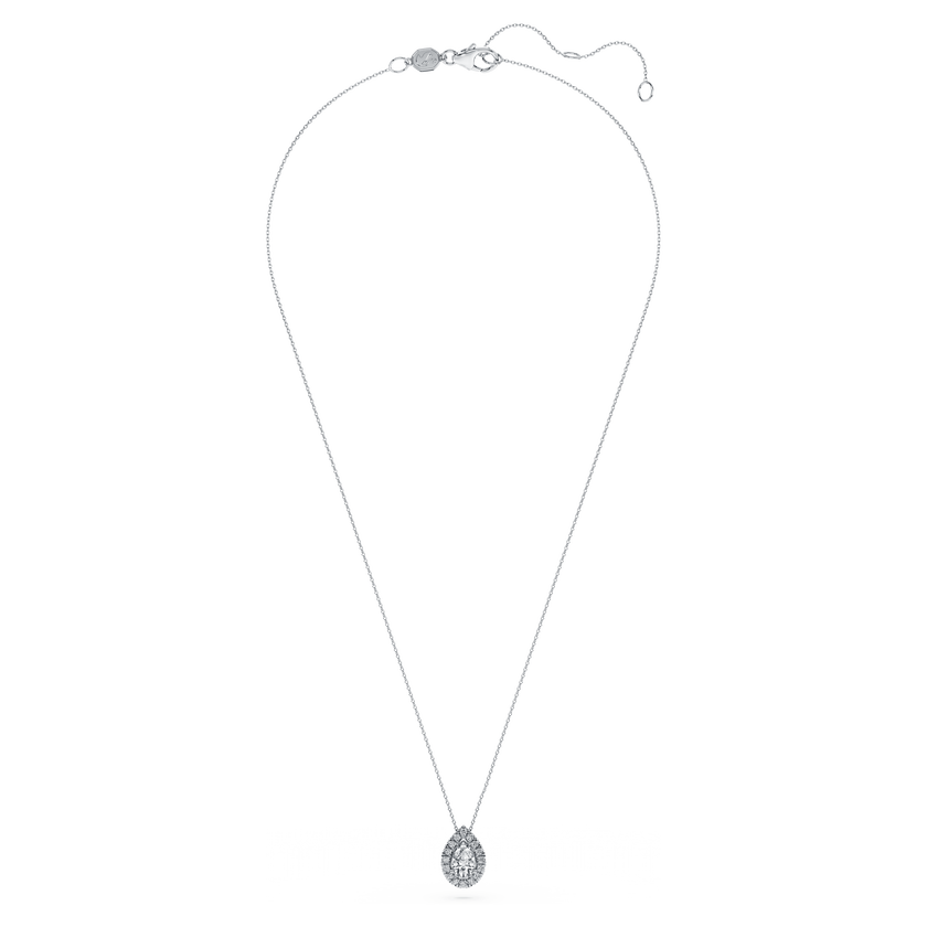 swarovski eternity pendant  laboratory grown diamonds 1 ct tw  18k white gold