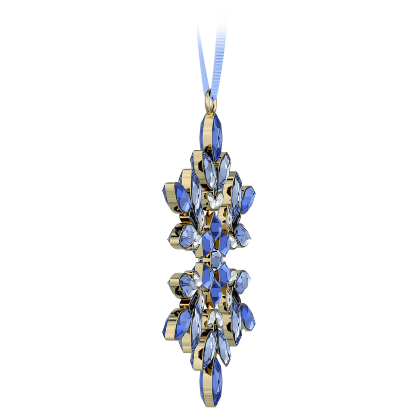 swarovski gema holiday ornament  blue