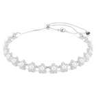 ariana grande x swarovski choker  crystal pearl  round cut  white  rhodium plated