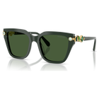 swarovski sunglasses  square shape  green