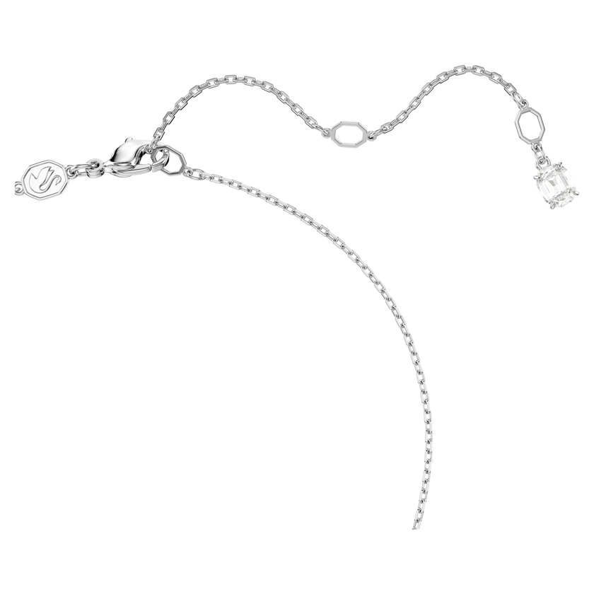 ariana grande x swarovski set  mixed cuts  heart  white  rhodium plated