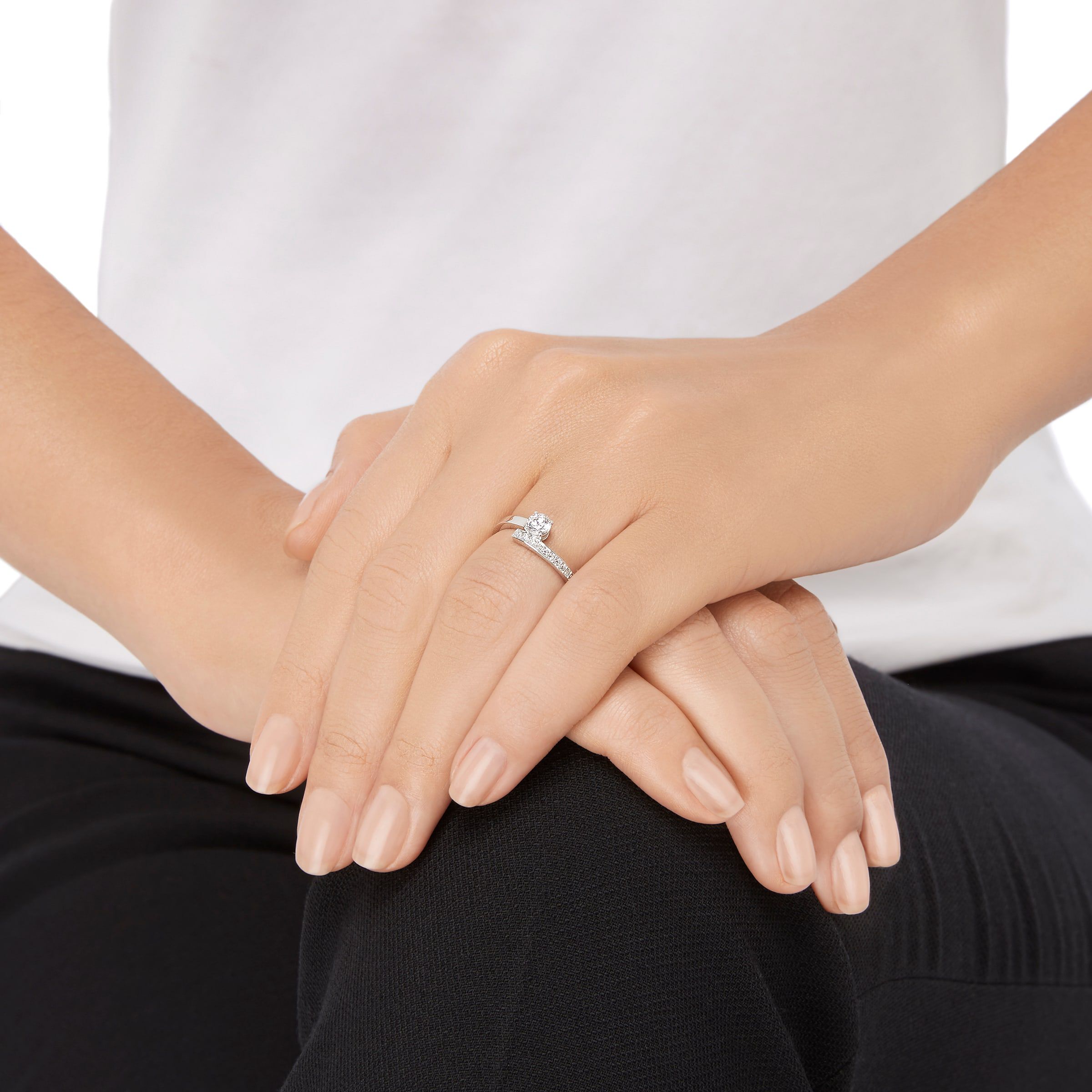Buy Swarovski Fresh Ring White Rhodium Plated