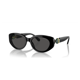 swarovski sunglasses  cat eye shape  sk6002  black