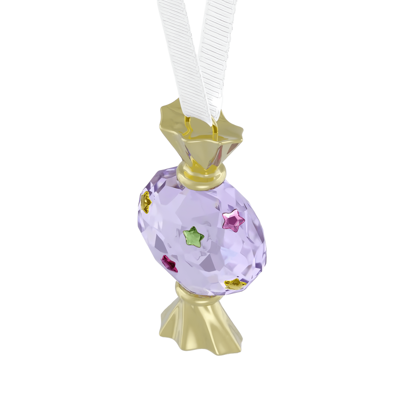 swarovski holiday cheers dulcis candy ornament  violet