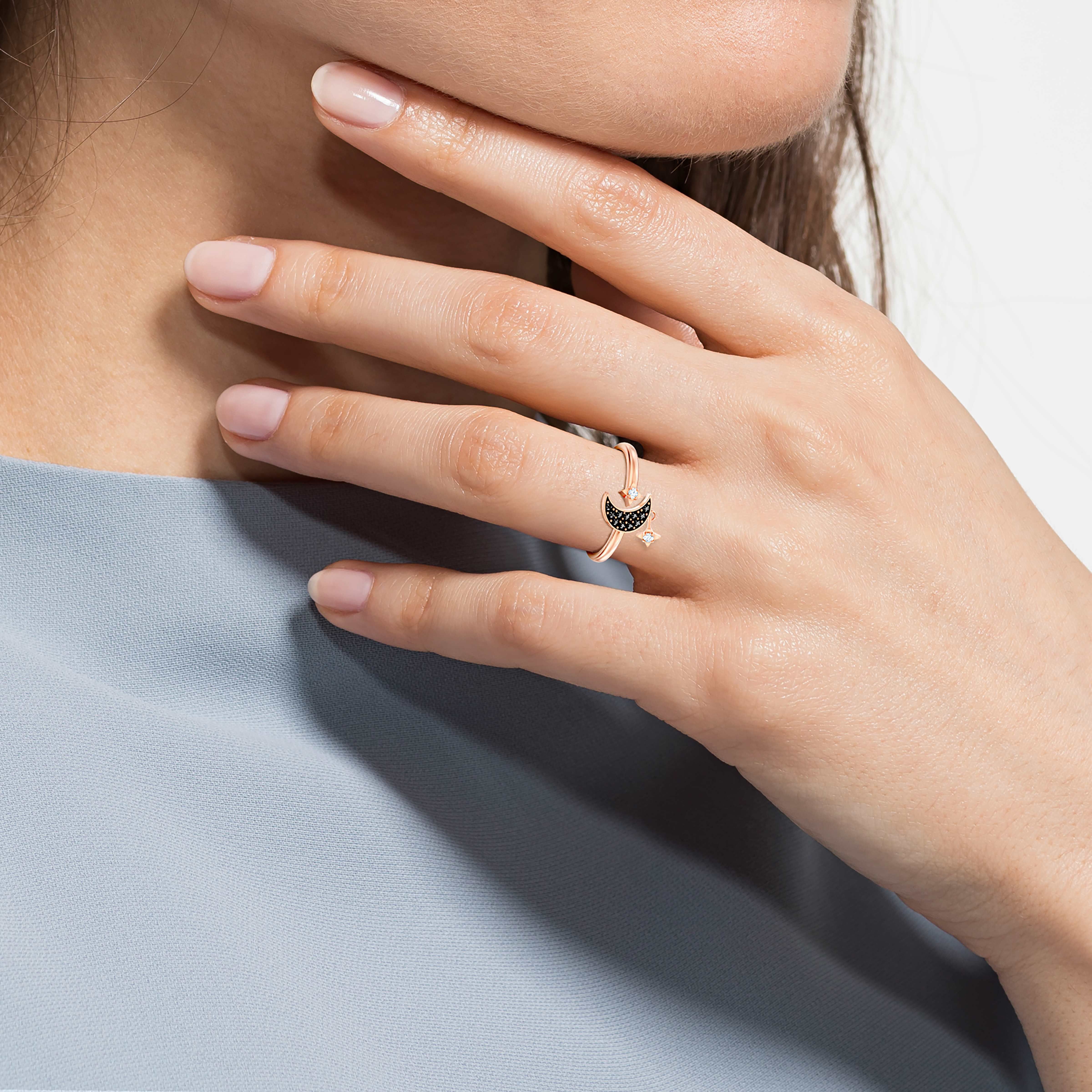 Swarovski ring moon clearance