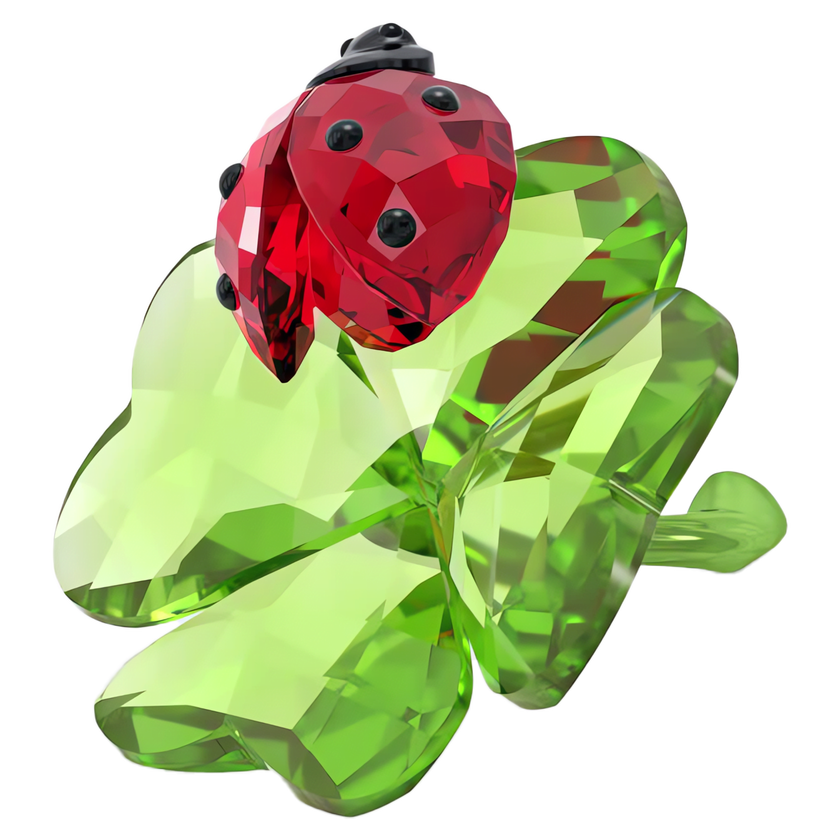 swarovski idyllia ladybug and clover