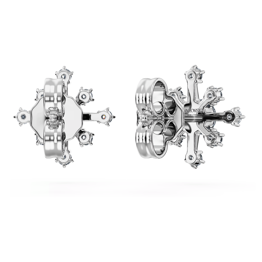 swarovski galaxy stud earrings  laboratory grown diamonds 0 5 ct tw  18k white gold