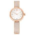 Illumina watch, Swiss Made, Metal bracelet, Rose gold tone, Rose gold-tone finish