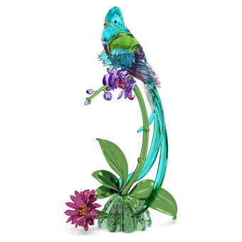 swarovski idyllia quetzal and orchid