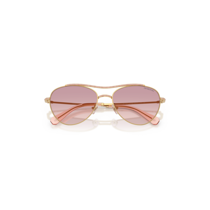 swarovski sunglasses  pilot shape  sk7047  pink