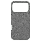 swarovski high smartphone case  iphone  17 pro max  silver tone