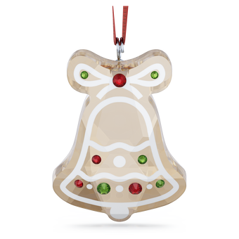 swarovski holiday cheers gingerbread bell ornament