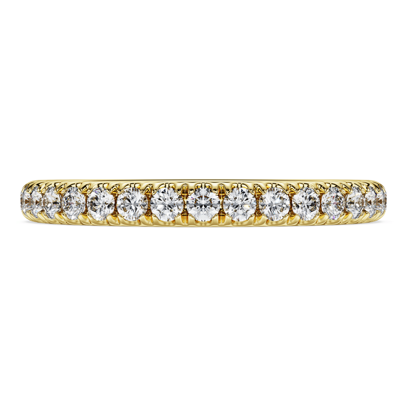swarovski eternity band ring  laboratory grown diamonds 0 4 ct tw  18k yellow gold
