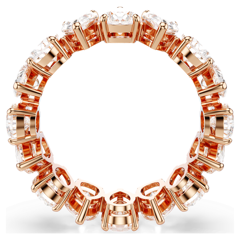 swarovski matrix vittore ring  pear cut  white  rose gold tone finish
