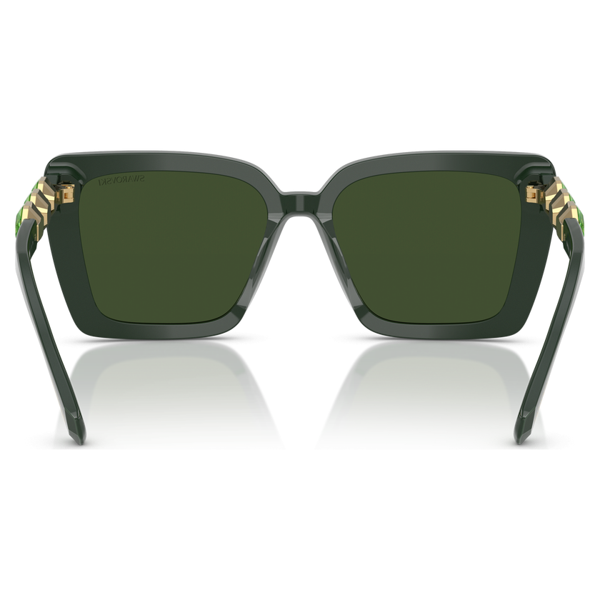 swarovski sunglasses  square shape  sk6032  green