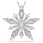 swarovski idyllia pendant  star  white  rhodium plated