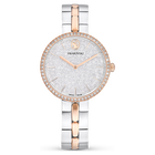 swarovski cosmopolitan watch  swiss made  metal bracelet  silver tone  mixed metal finish