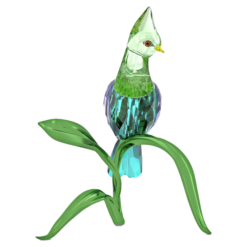 swarovski idyllia green turaco