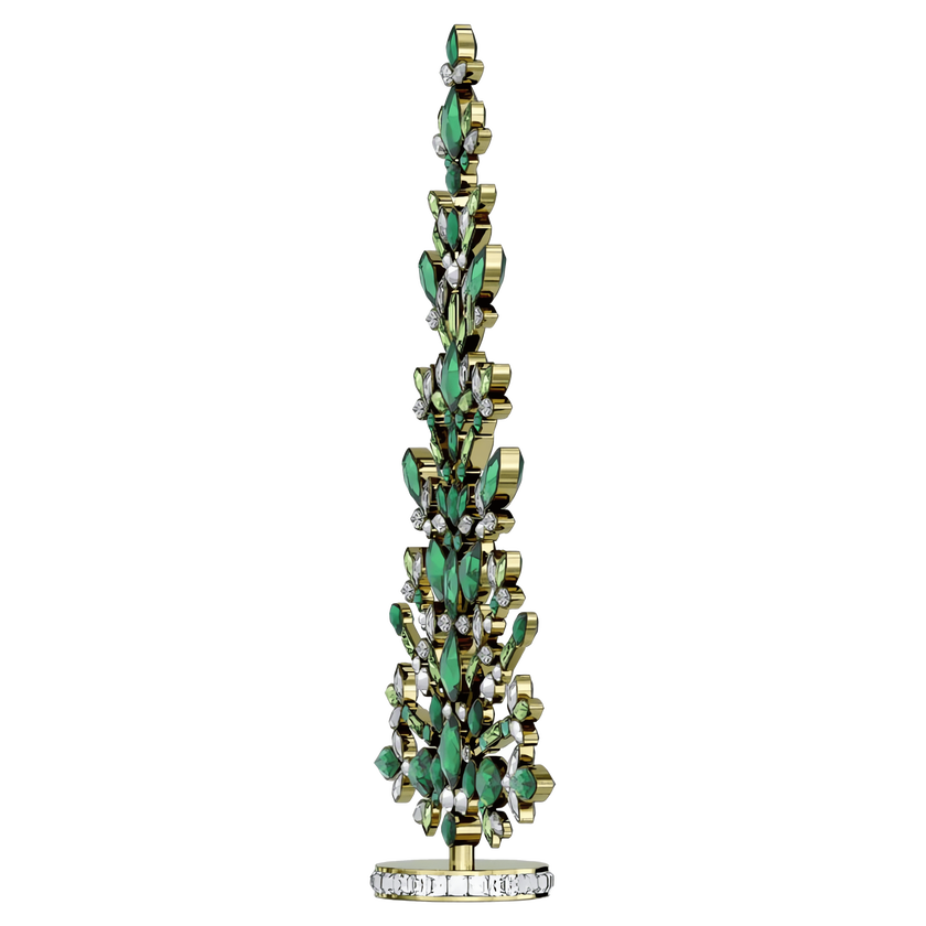 swarovski gema holiday tree  green