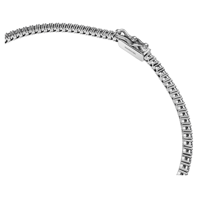 swarovski eternity tennis bracelet  lab grown diamonds 1 5 ct tw  round shape  18k white gold