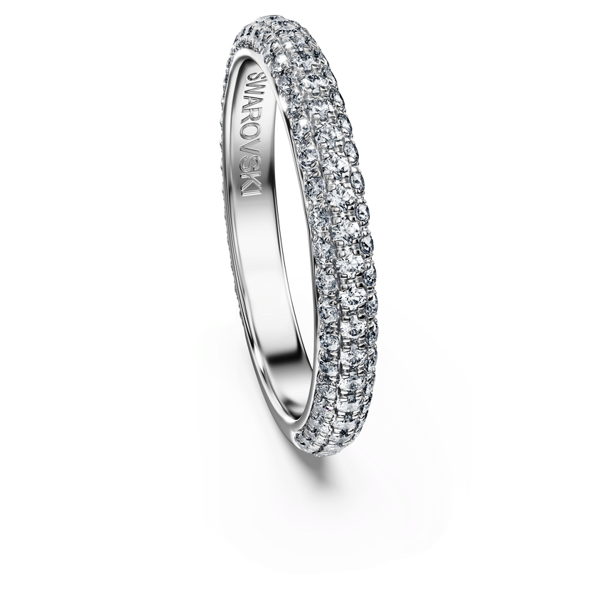 swarovski eternity band ring  laboratory grown diamonds 0 75 ct tw  18k white gold