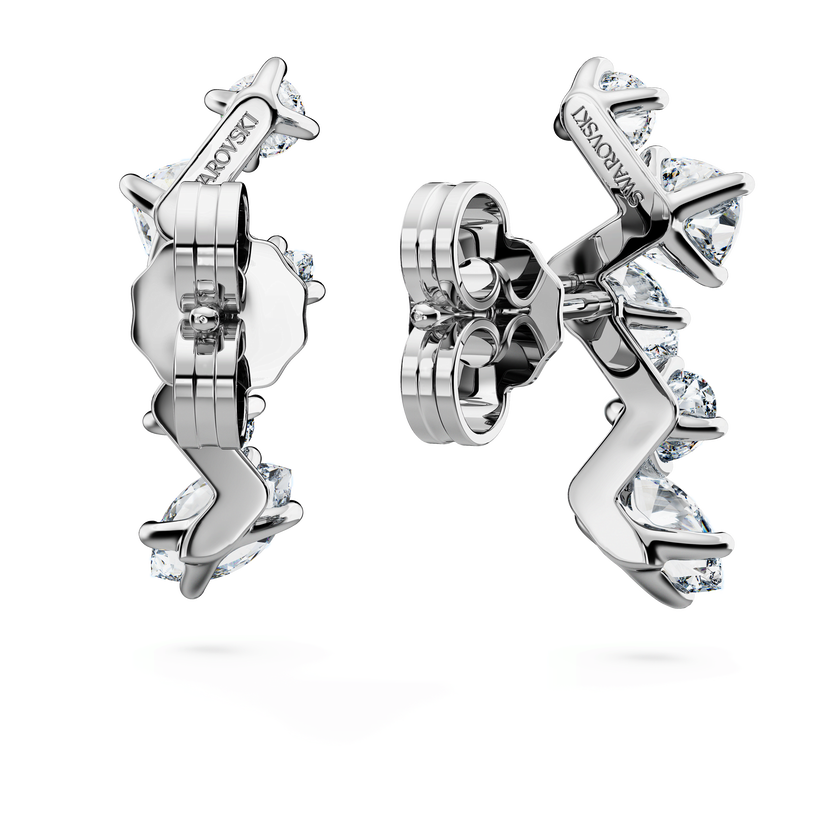 swarovski galaxy ear cuffs  laboratory grown diamonds 1 25 ct tw  18k white gold