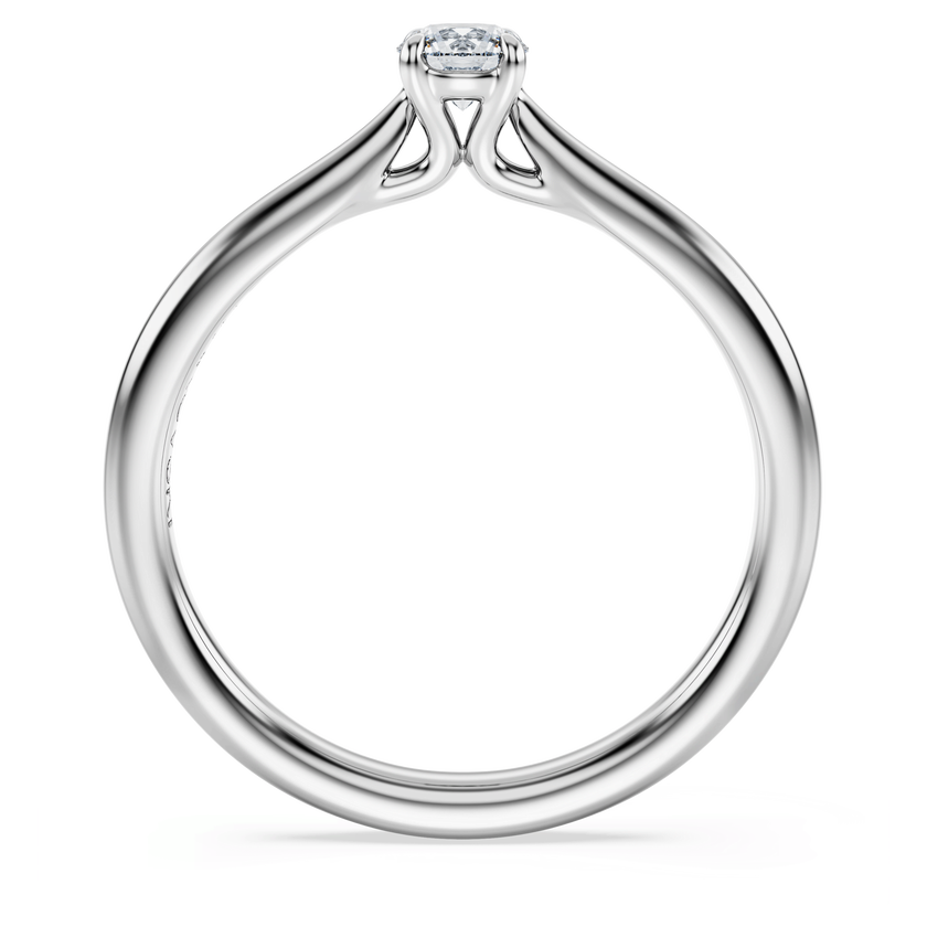 swarovski eternity solitaire ring  laboratory grown diamonds 0 25 ct tw  sterling silver