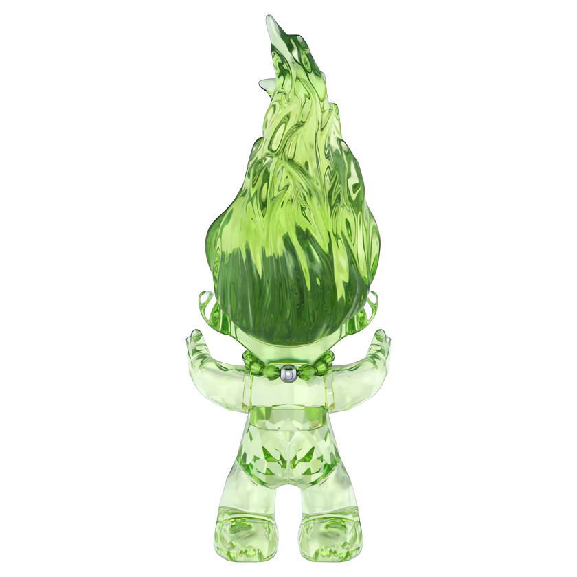 swarovski good luck trolls troll  green